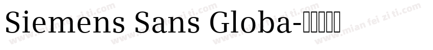 Siemens Sans Globa字体转换